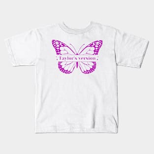 taylors version butterfly Kids T-Shirt